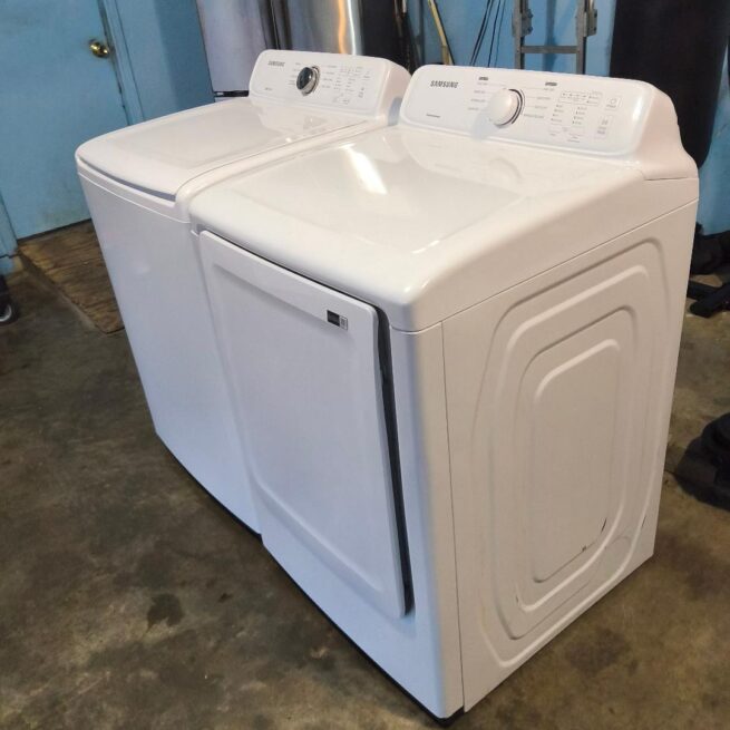 sets samsung washer and dryer WA45N3050AW/A4 DVE41A3000W sets - Image 3