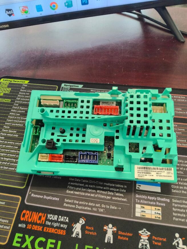 main control board W10406129 subs W10480261
