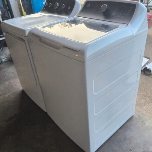 sets ge washer and dryer set GTW585BSV2WS GTD48EASW0WB sets
